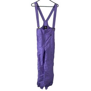 Vintage Roffe Purple Snow Jumpsuit Ski Bib Overalls Pants Women’s Size Small